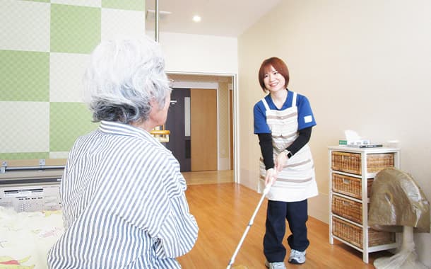 訪問介護の様子