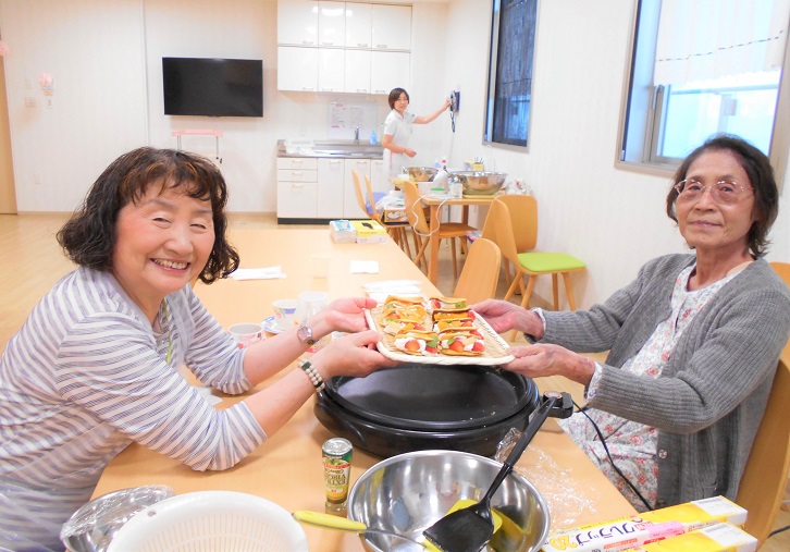 患者さんと料理