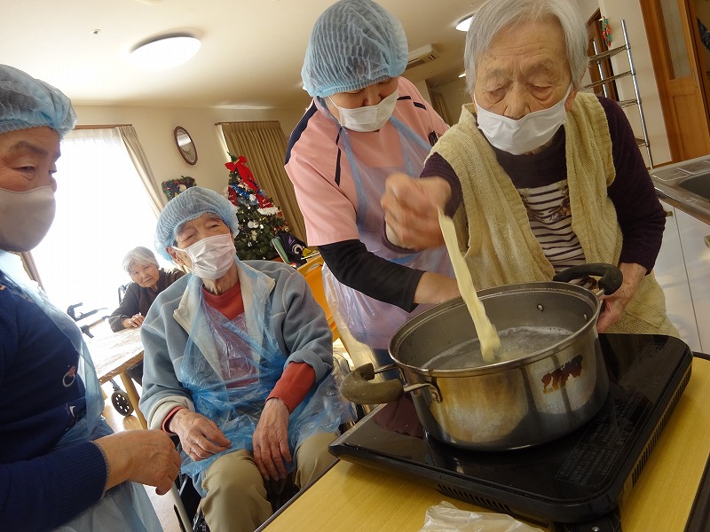 赤長　やせうま作り