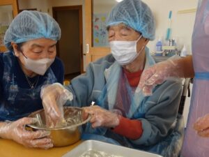 赤長　やせうま作り