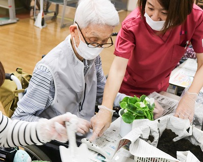 寄せ植え赤とんぼ