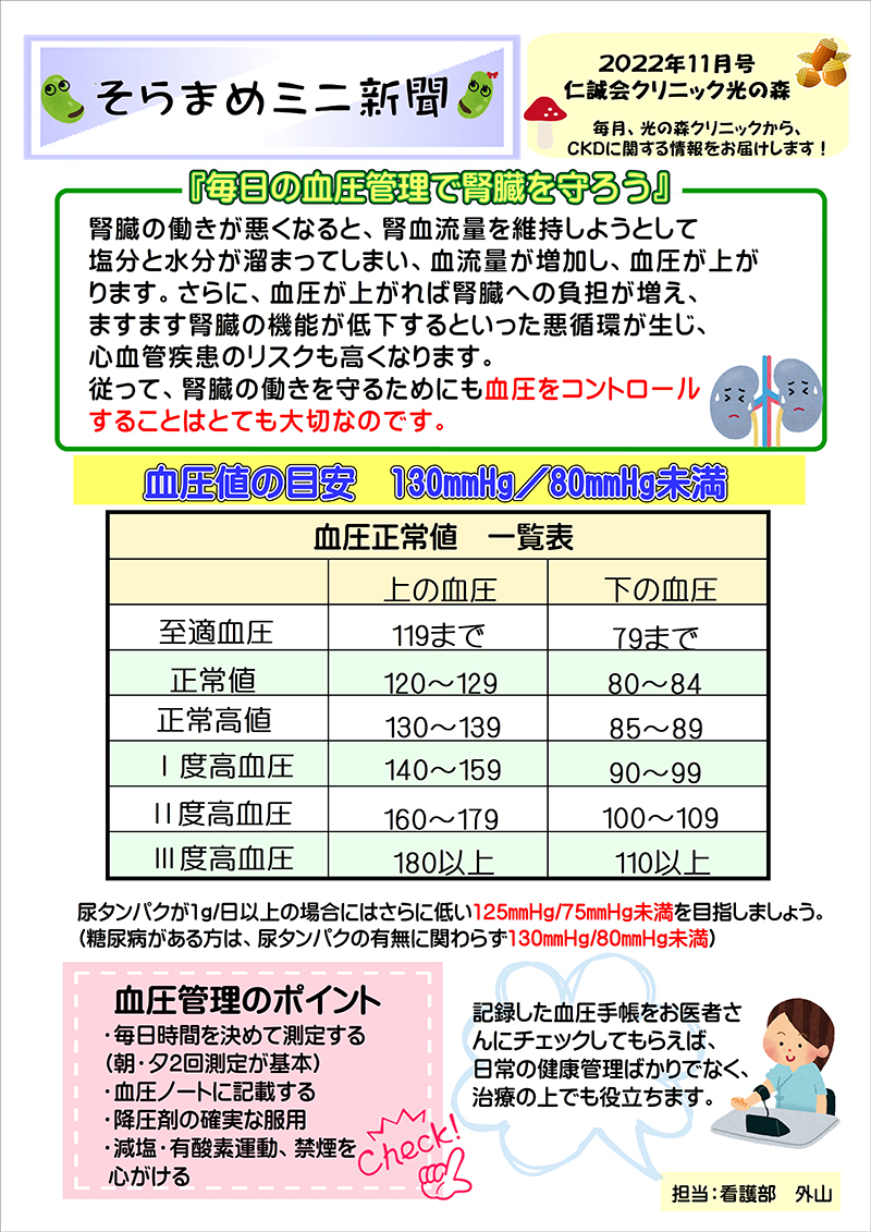 そらまめミニ新聞11月