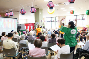 通所リハの夏祭り－音頭