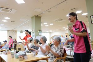 通所リハの夏祭り-利用者さん