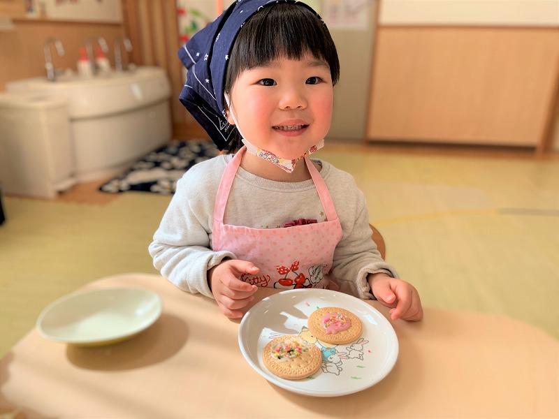 バレンタインクッキング