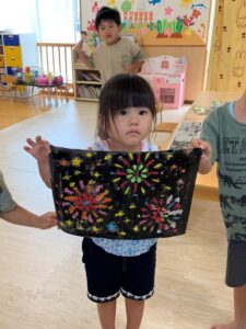 はじき絵