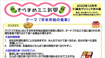 そらまめミニ新聞12月号