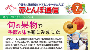 赤とんぼ通信7月号-表